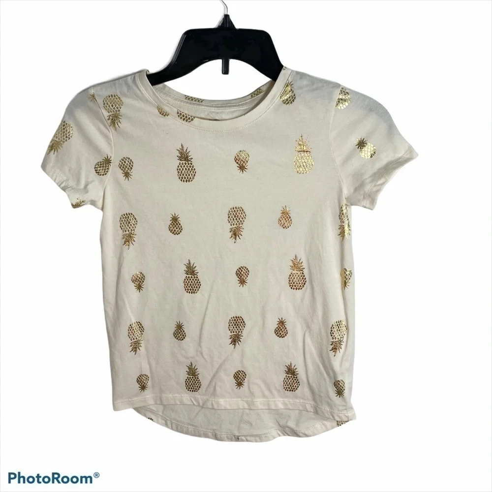 Old Navy Pineapple Print T-shirt Medium Girls Kids